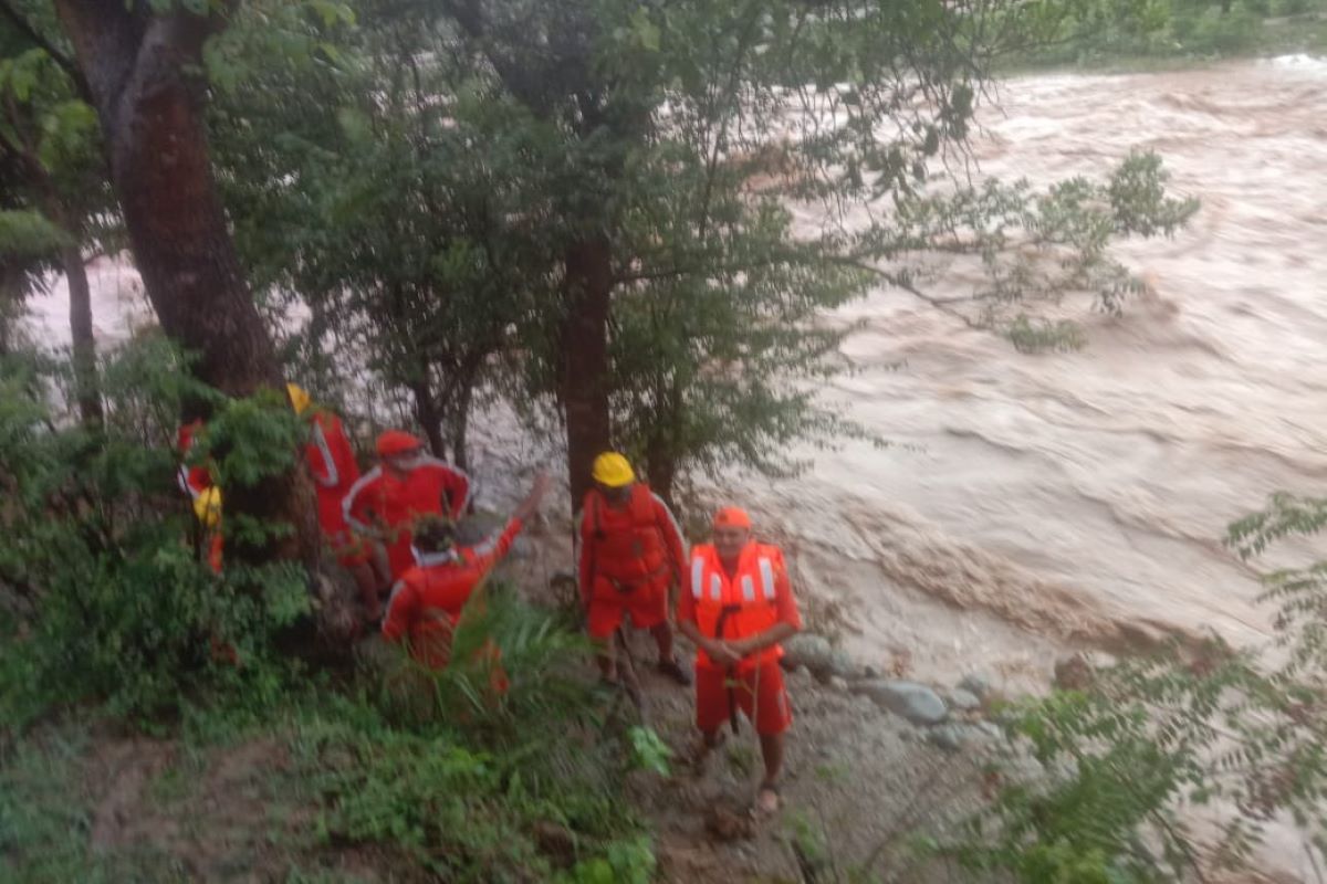 NDRF swings into action; 10 missing, one dead in Himachal flashfloods