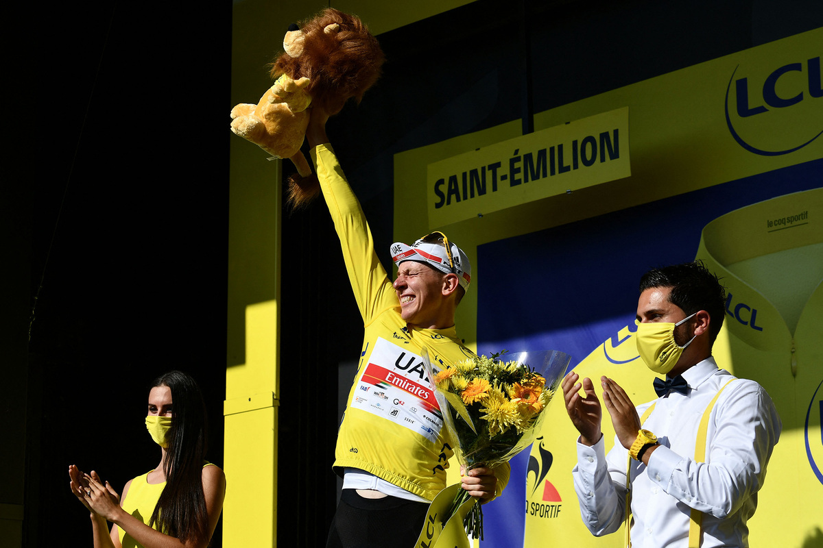 Pogacar eyes 2nd Tour de France title on Champs-Elysees
