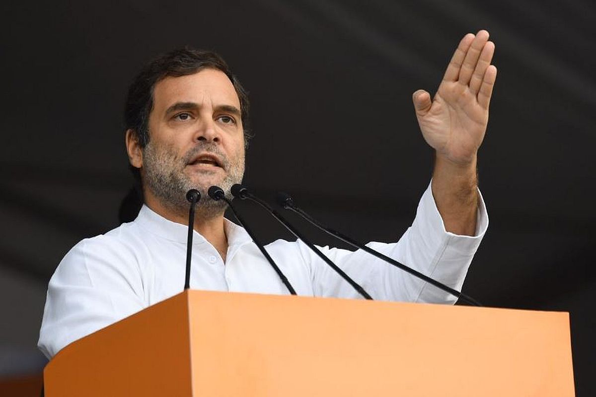 Rahul Gandhi accuses Modi govt. of lacking spine