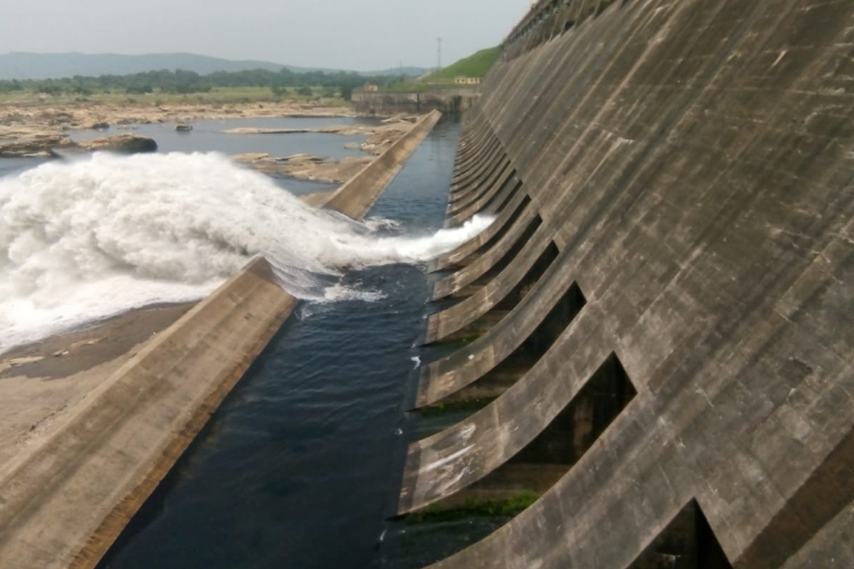 Hirakud dam releases season’s first flood water