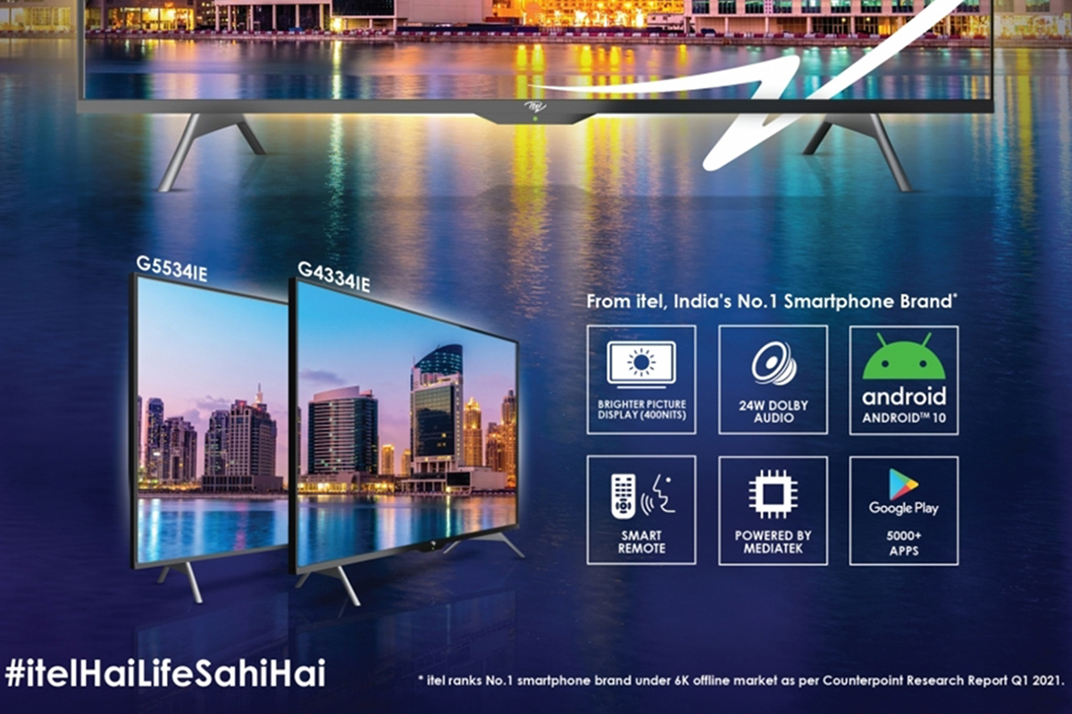 itel launches new 4K Android television range in India