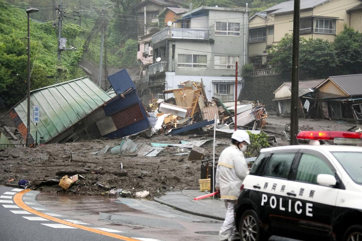 2 bodies found, 20 missing in Japan mudslide