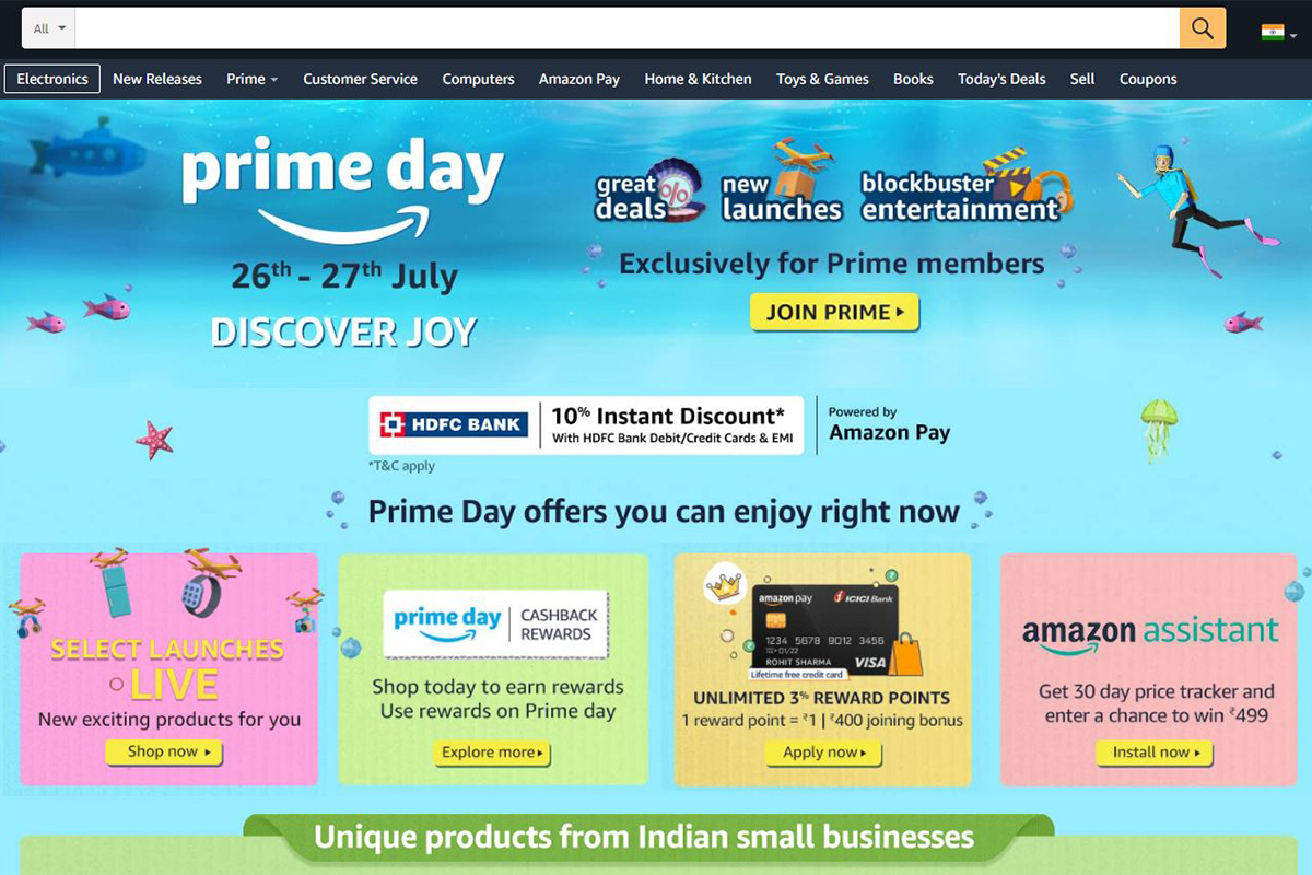 Prime Day announced. Sale starts July 26, see details - The Statesman