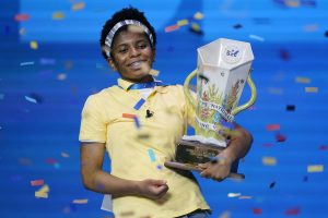 African American spelling bee champ makes history