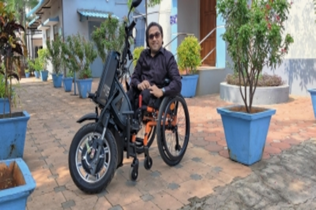 IIT-M develops India’s first motorised wheelchair vehicle