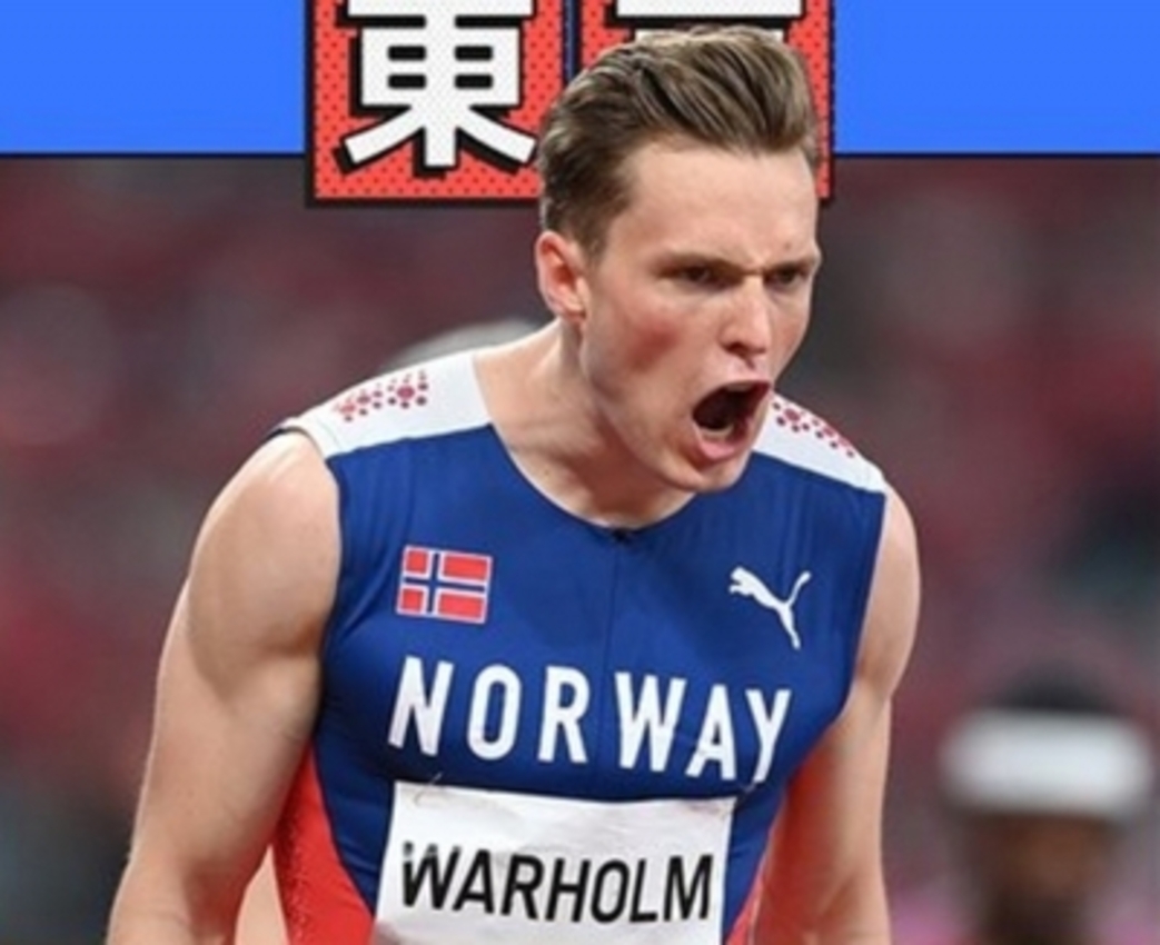 Norway’s Warholm wins men’s 400m hurdles with new world record