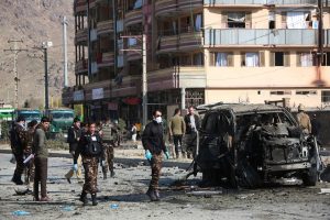 Powerful blast, gunshots jolt Kabul