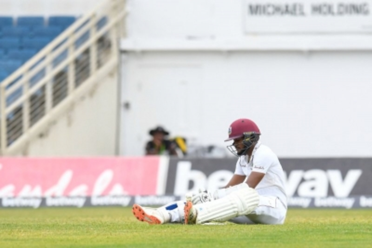 Brathwaite smashes 97 as West Indies take 1st innings lead vs Pakistan