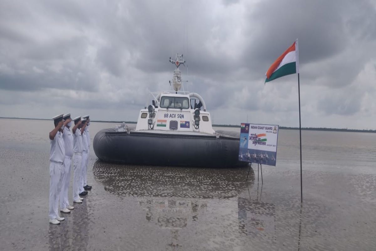 ICG hoists Indian flag in remote islands of Bengal & Odisha