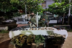 Huge cache of arms smuggled from Myanmar seized in Manipur