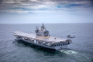 India’s Indigenous Aircraft Carrier (IAC) Vikrant goes for another rigorous sea trial