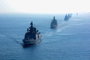 Indian Navy task force in South China Sea, West Pacific for 2 months