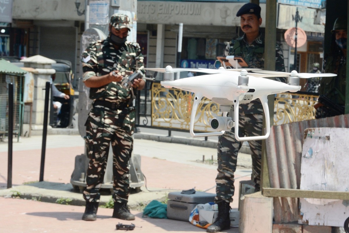 Drones, Srinagar, Kashmir, Independence Day