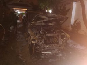 Miscreants torch 2 luxury vehicles, BJP MLA