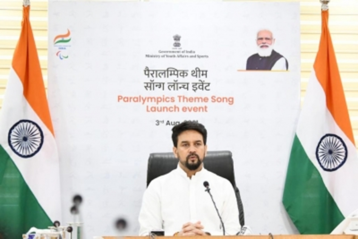 Sports Minister launches theme song for Indian Paralympic contingent