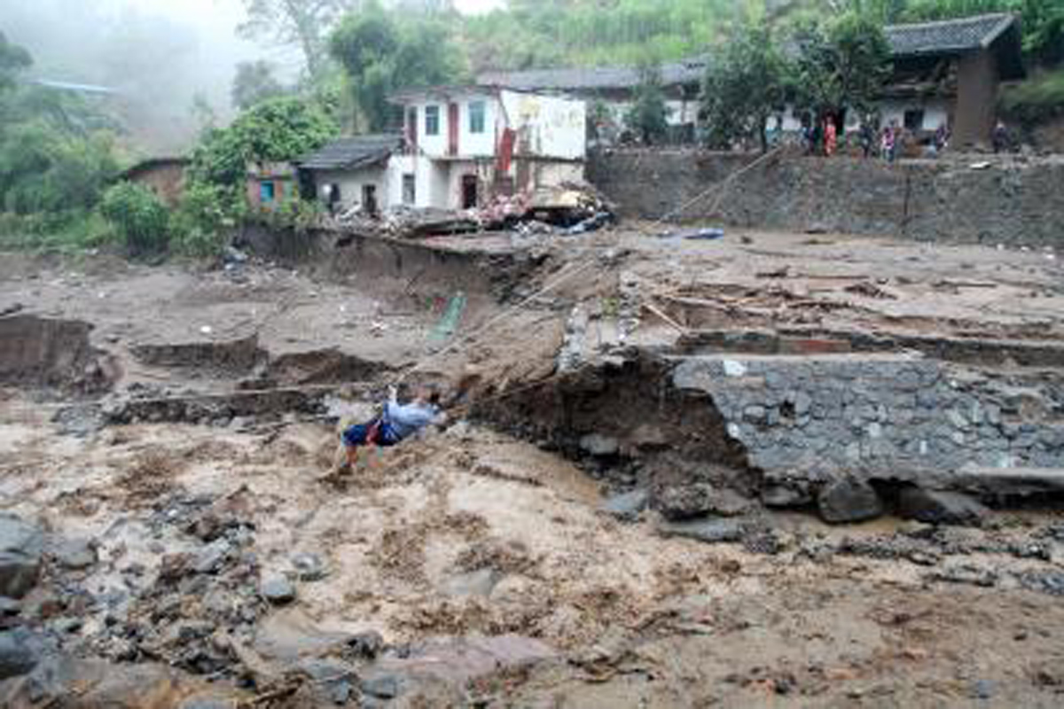 Heavy downpours affect over 100,000 in China’s Sichuan