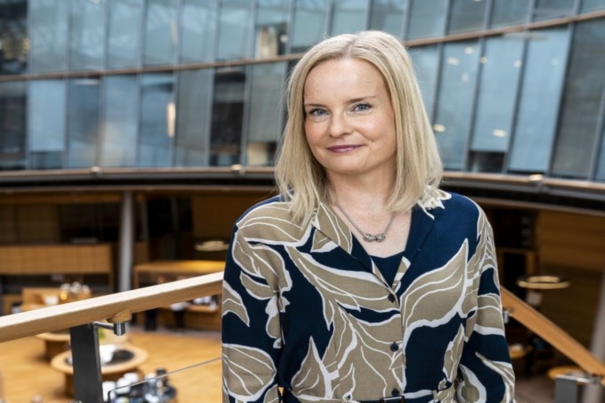 Finnish opposition party elects first female chairperson