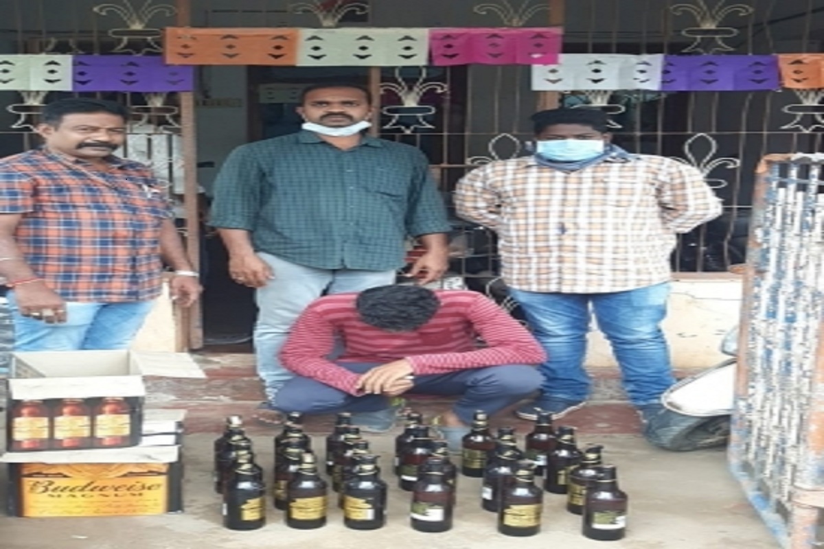 Andhra police raids illegal arrack producers, arrests 32