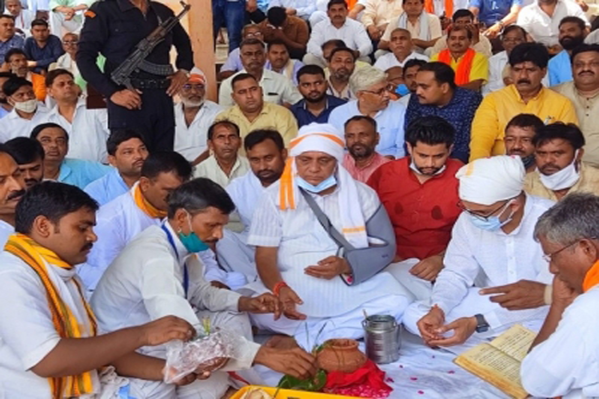 Kalyan Singh’s ashes immersed in Ganga at UP’s Bulandshahr