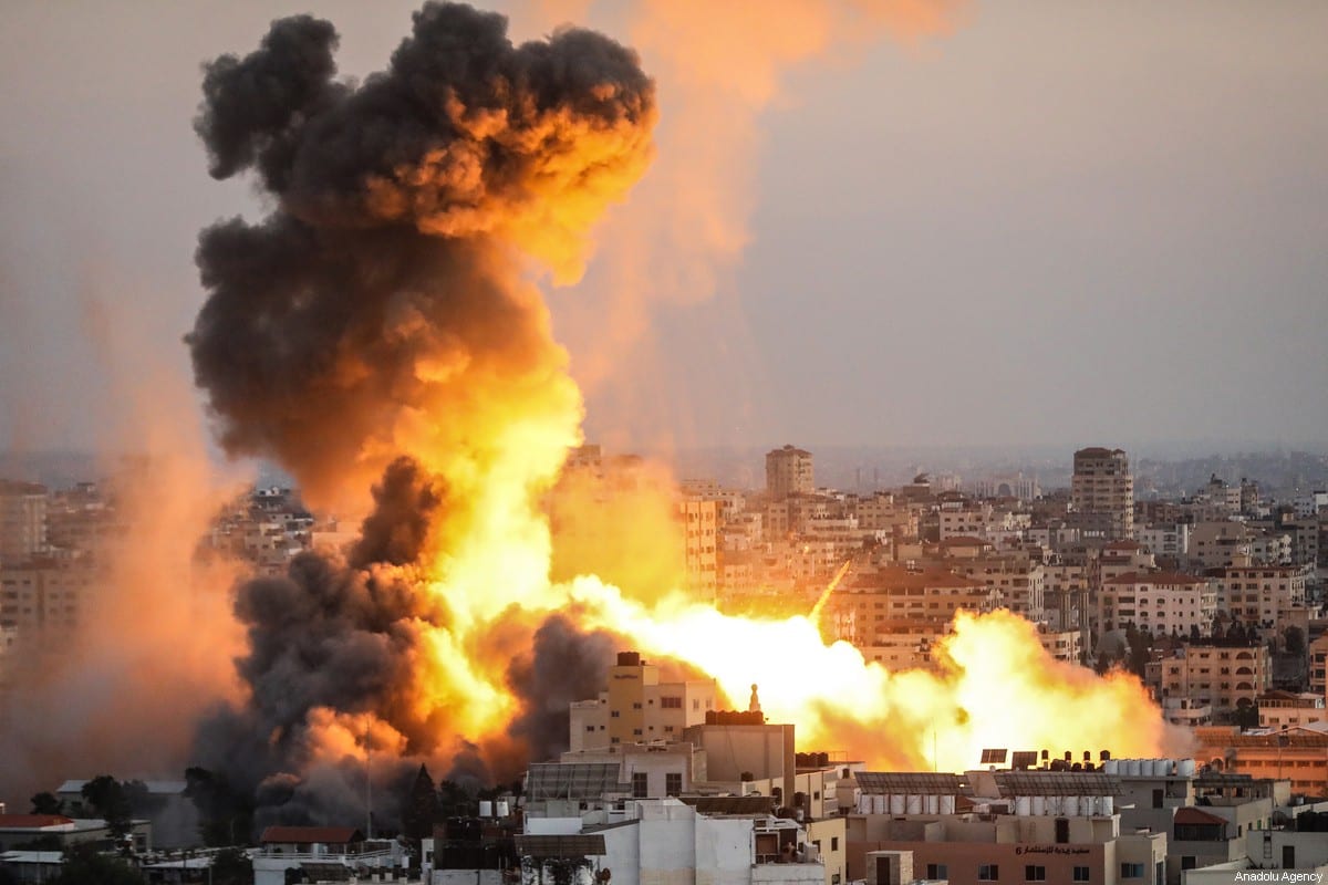 Israel military strikes Gaza after launch of fire balloons