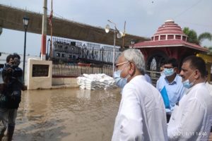 flood situation in Patna, overflowing water, Nitish Kumar
