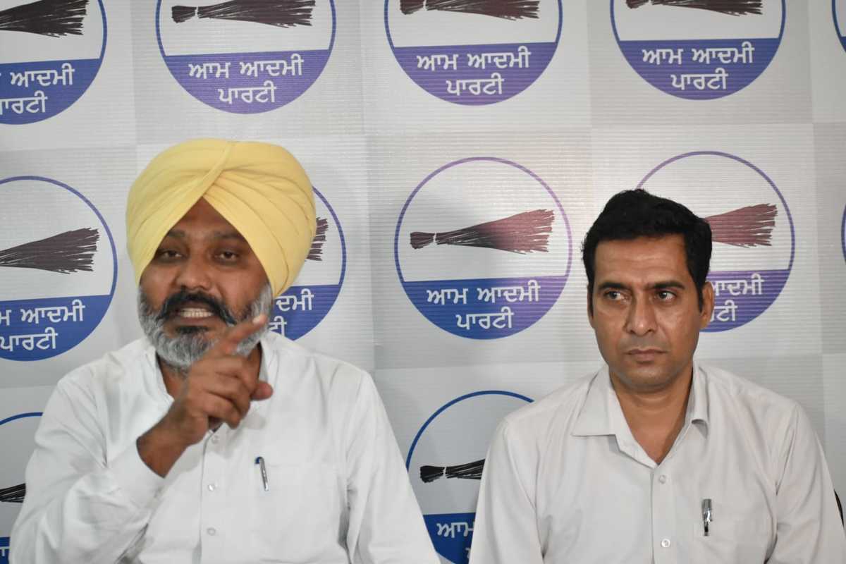 Sidhu changed stand on mafia rule after getting Punjab Cong chief’s post : AAP
