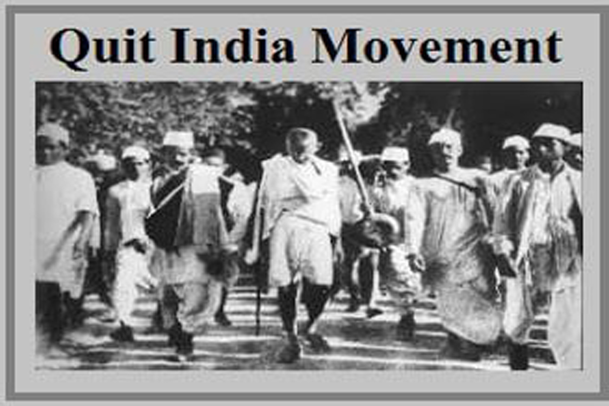 assignment on quit india movement