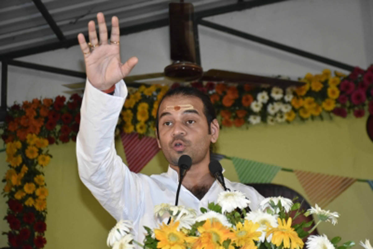 Tej Pratap, Rashtriya Janata Dal, religious tour