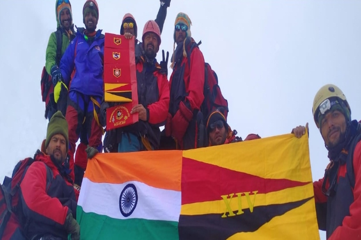 Swarnim Vijay Varsh: Army team successfully summits Bhagirathi-II