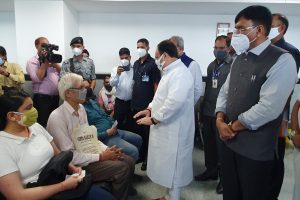 Mandaviya visits AIIMS, discusses health infra nationwide