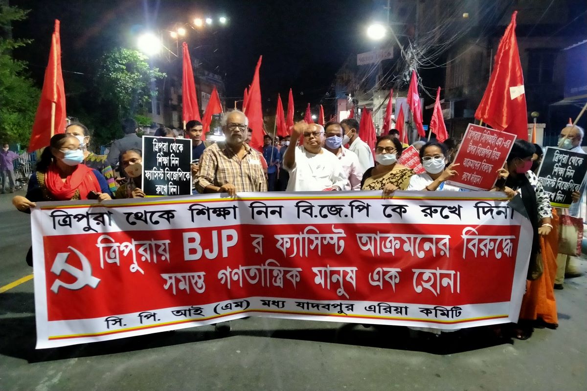 Bengal CPM flays ‘fascist’ Tripura govt over ‘attacks’