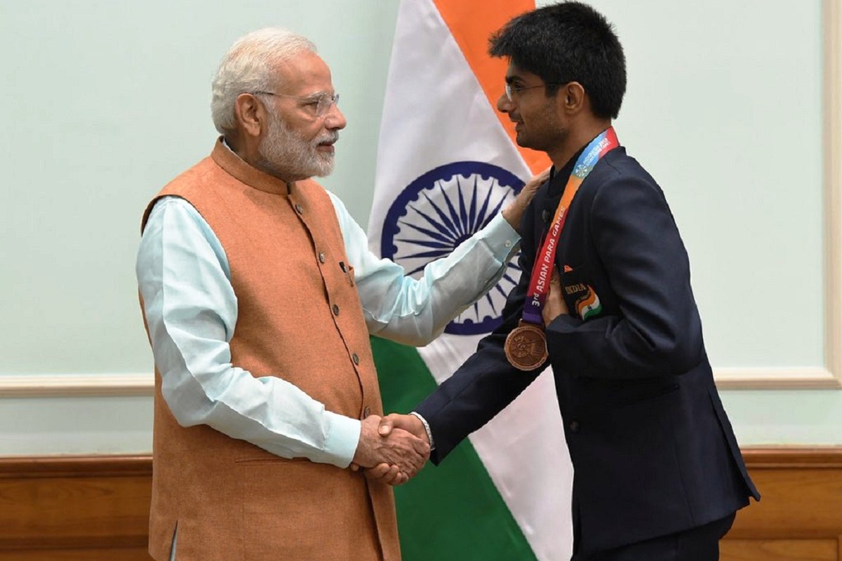 PM Modi expresses happiness over Indian Para badminton players winning Gold and Silver at Tokyo Paralympics