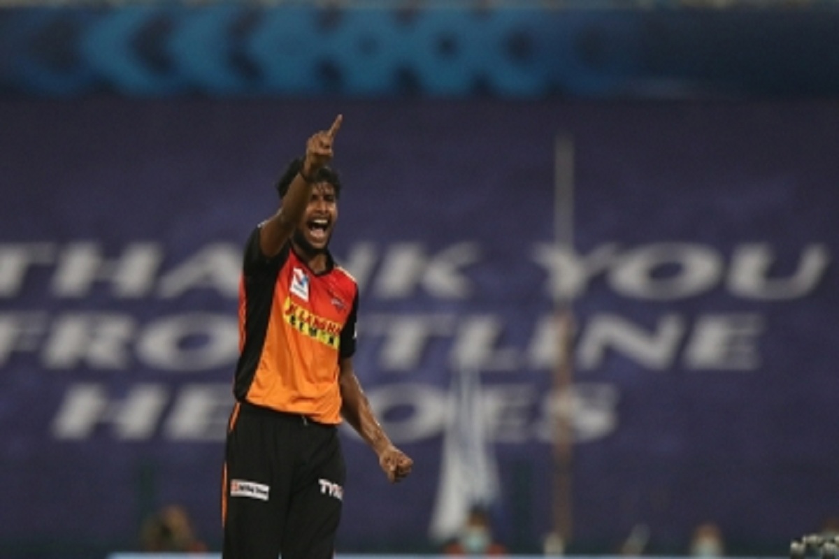 Sunrisers Hyderabad’s Natarajan tests Covid+; match to go ahead