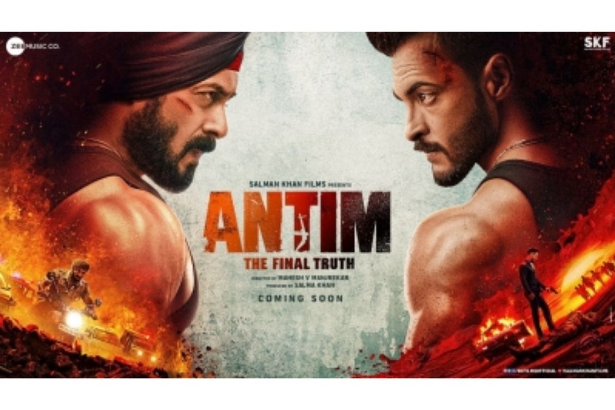 Salman in face-off with Aayush in ‘Antim: The Final Truth’ poster