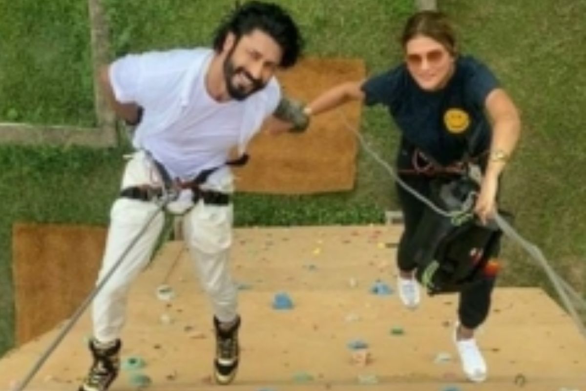 Height of Romance: Vidyut Jammwal proposed to Nandita while rappelling