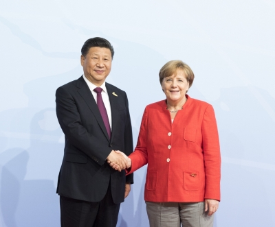 Xi, Merkel talk on ties, multilateral cooperation