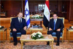 Egyptian Prez, Israeli PM discuss bilateral ties, Palestine