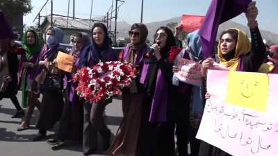 Protest in Kabul demanding women’s rights turns violent