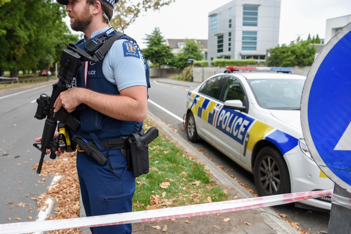Man who assaulted six shot dead by NZ police, PM says ‘terrorist attack’