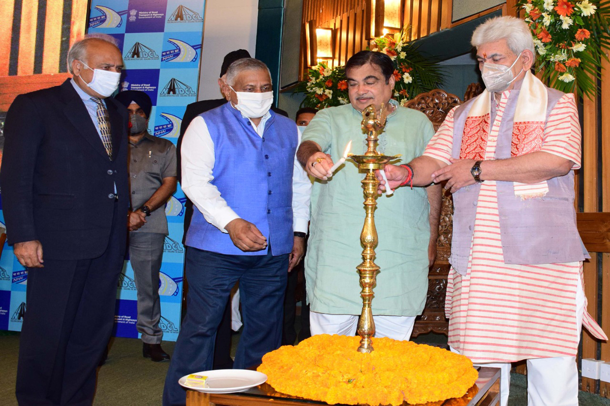 Nitin Gadkari, foundation stone, national highway projects, Jammu & Kashmir