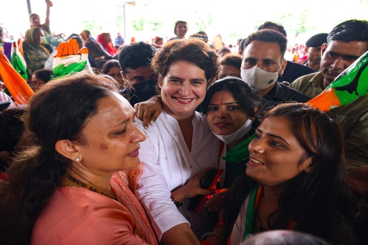 Priyanka announces 40% tickets to women in UP polls