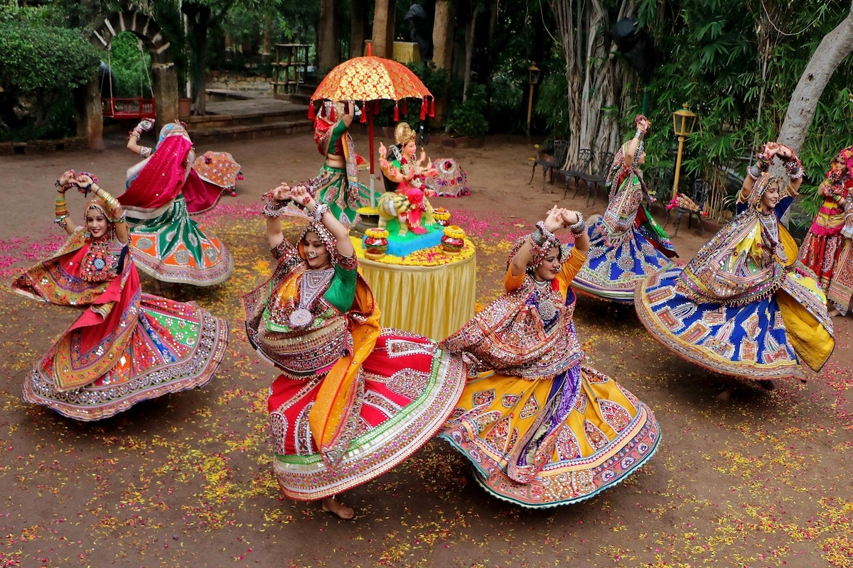 Gujarat: People dance to ‘Garba’ tunes in Surat on second day of Navratri
