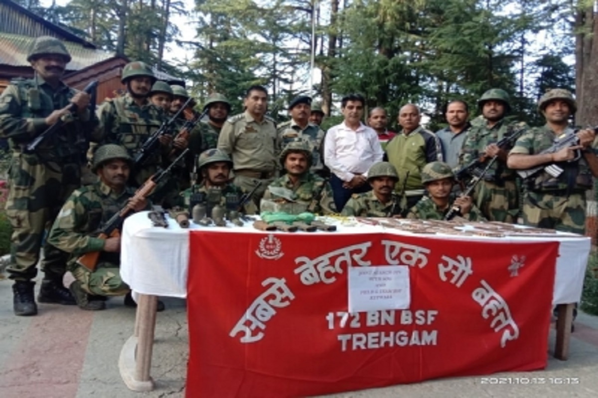 Cache of arms, ammunition recovered in Kashmir district