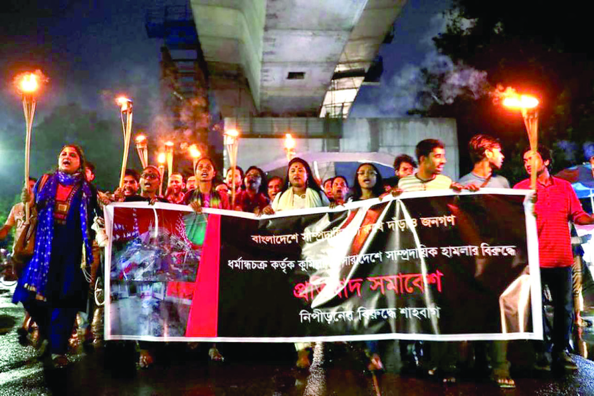 trouble-free Durga Puja, Bangladesh, Hindu minority