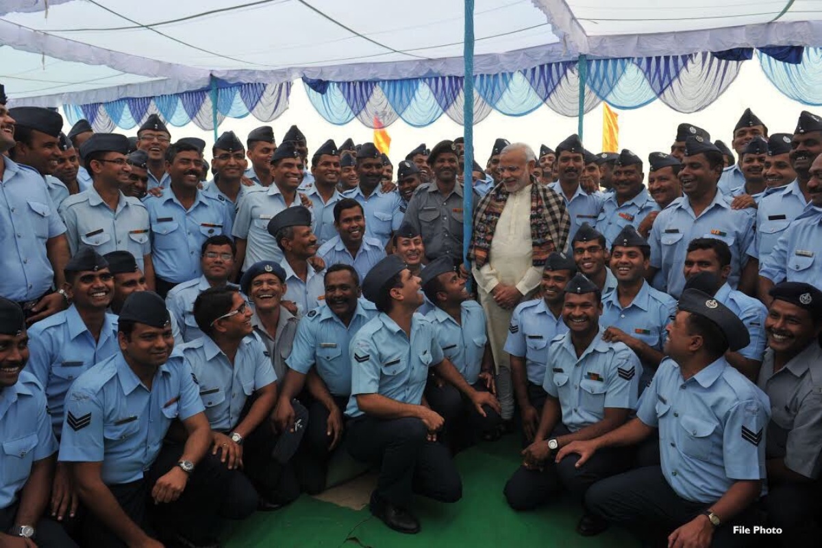 The Prime Minister, Shri Narendra Modi has extended his wishes on Air Force Day.