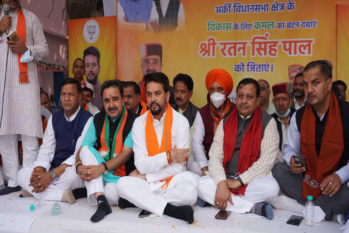 Congress a dynastic party, BJP a party of workers: Anurag Thakur