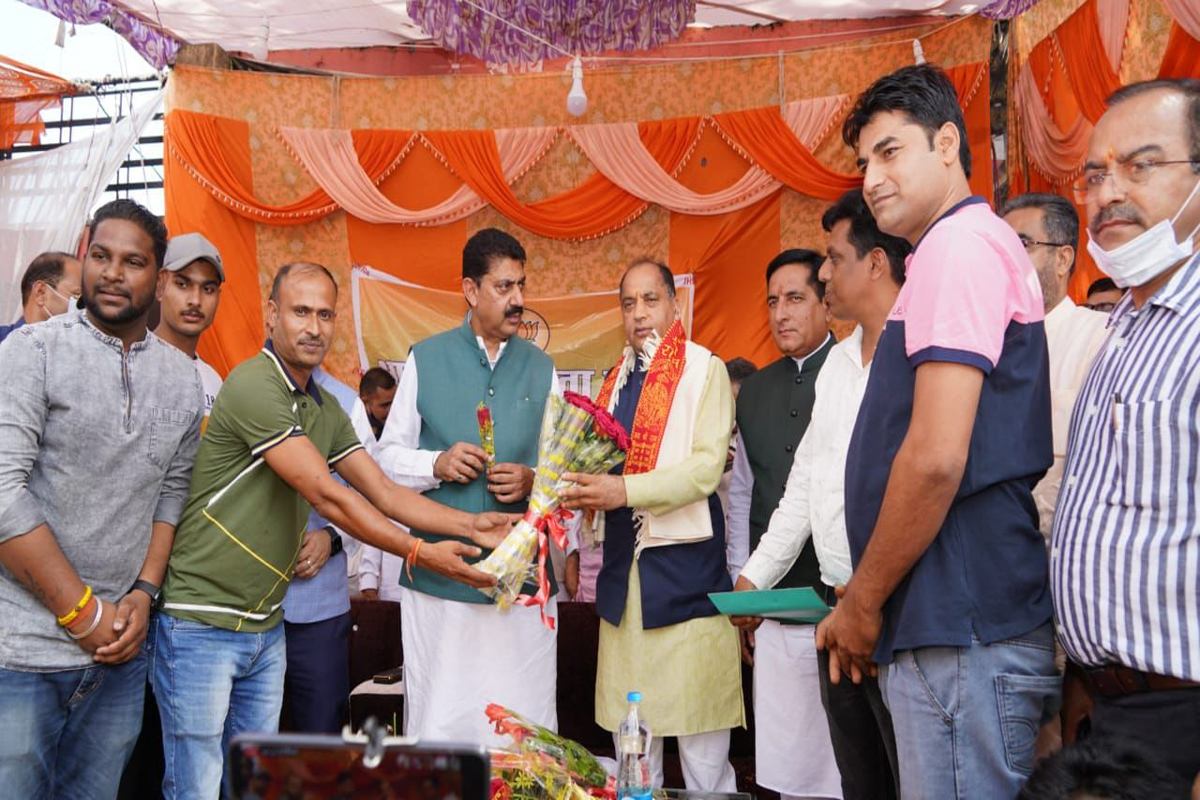 Jai Ram calls to end BJP’s losing streak in Fatehpur assembly segment