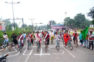Transgender community takes part in cyclothon to promote non-motorised transport