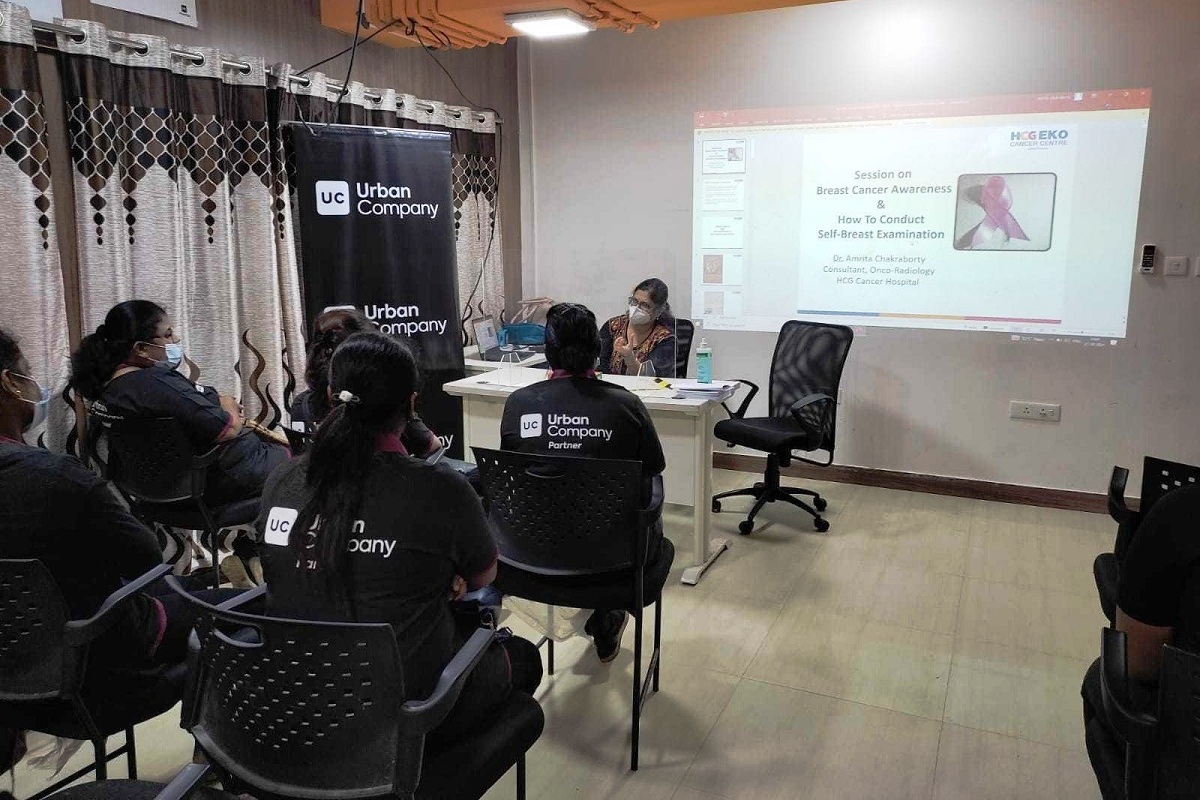 Urban Company conducts breast cancer awareness sessions for service partners and employees
