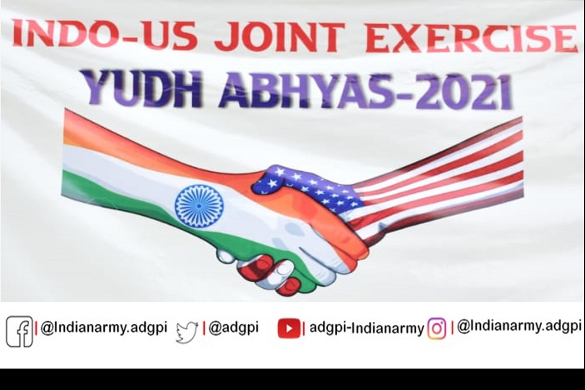 India, US, EX YUDH ABHYAS 21